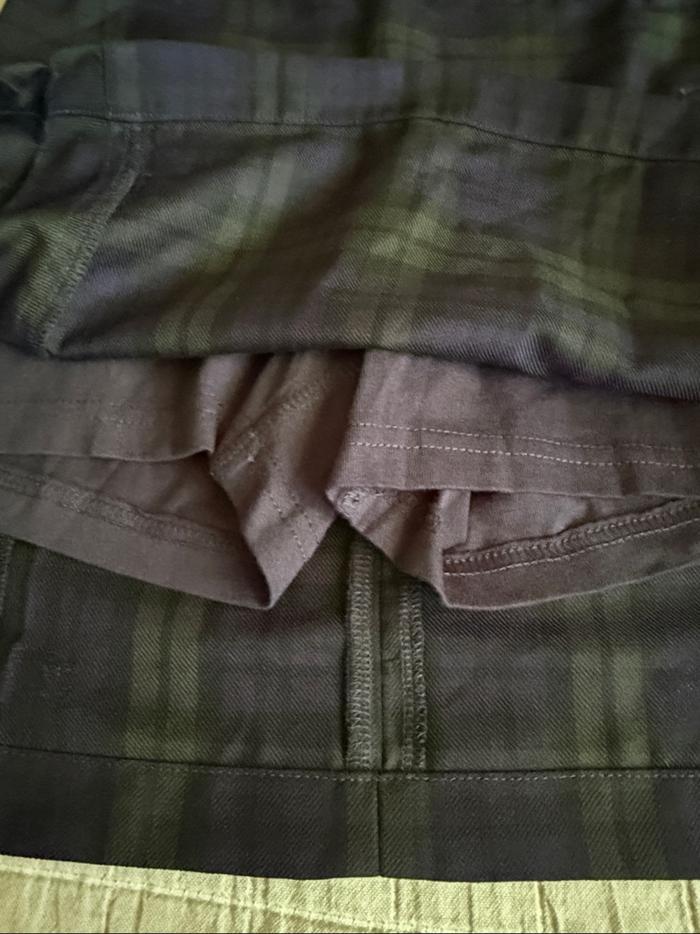 Lands’’ End School Uniform Girls Side Pleat Plaid Skort Above the Knee, NWOT - Picture 5 of 5